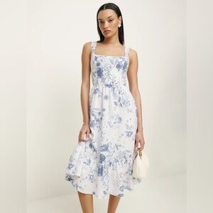 Reformation bucatini linen dress (12) - never worn with tag